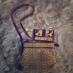 Side bag and wallet duo